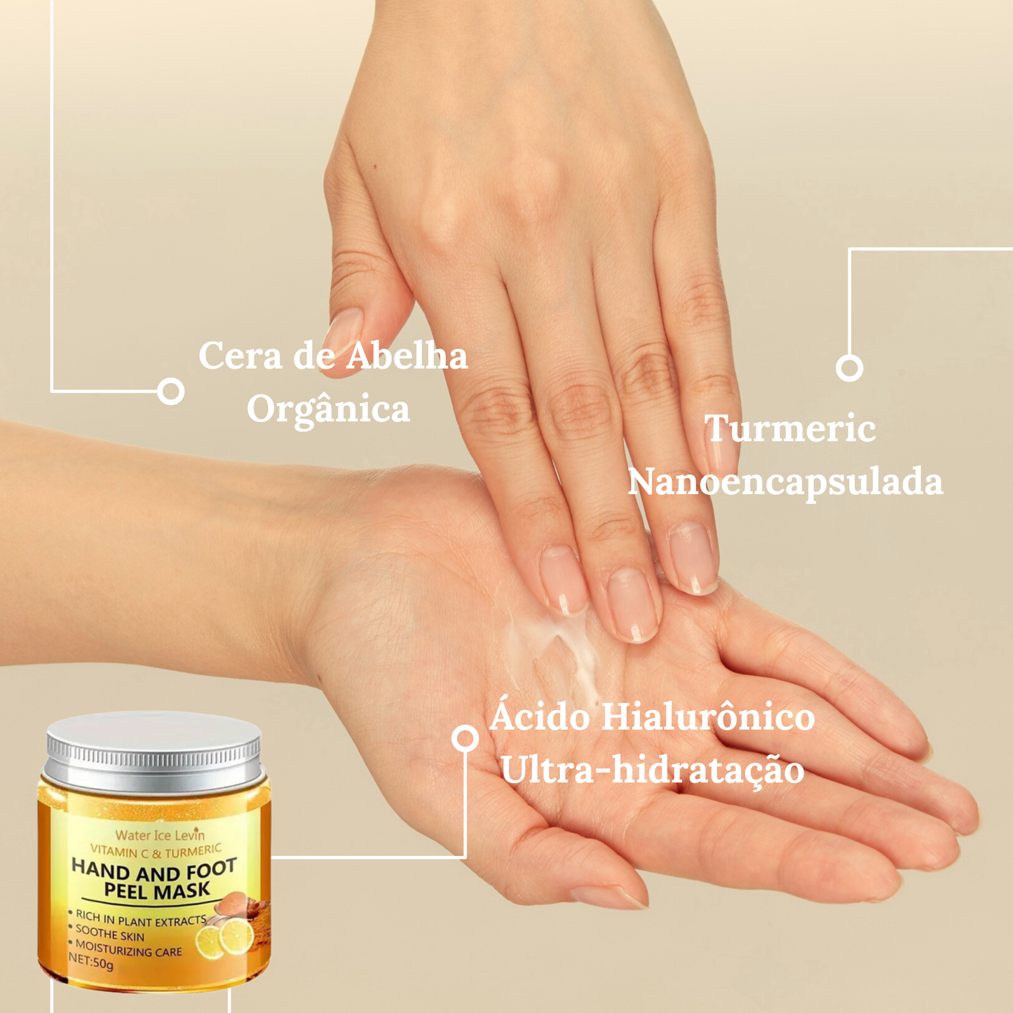 MÁSCARA DE CERA DE ABELHA + VITAMINA C