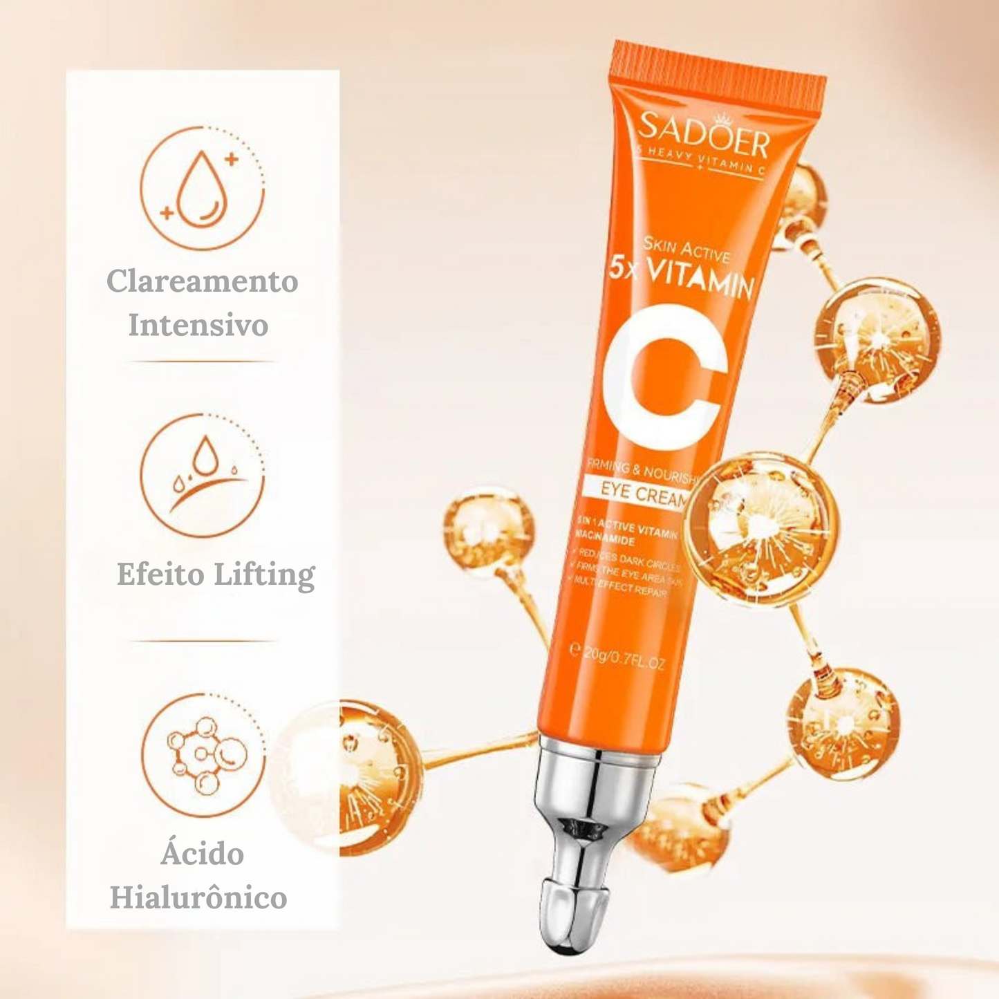 SADOER CREME PARA OS OLHOS COM VITAMINA C