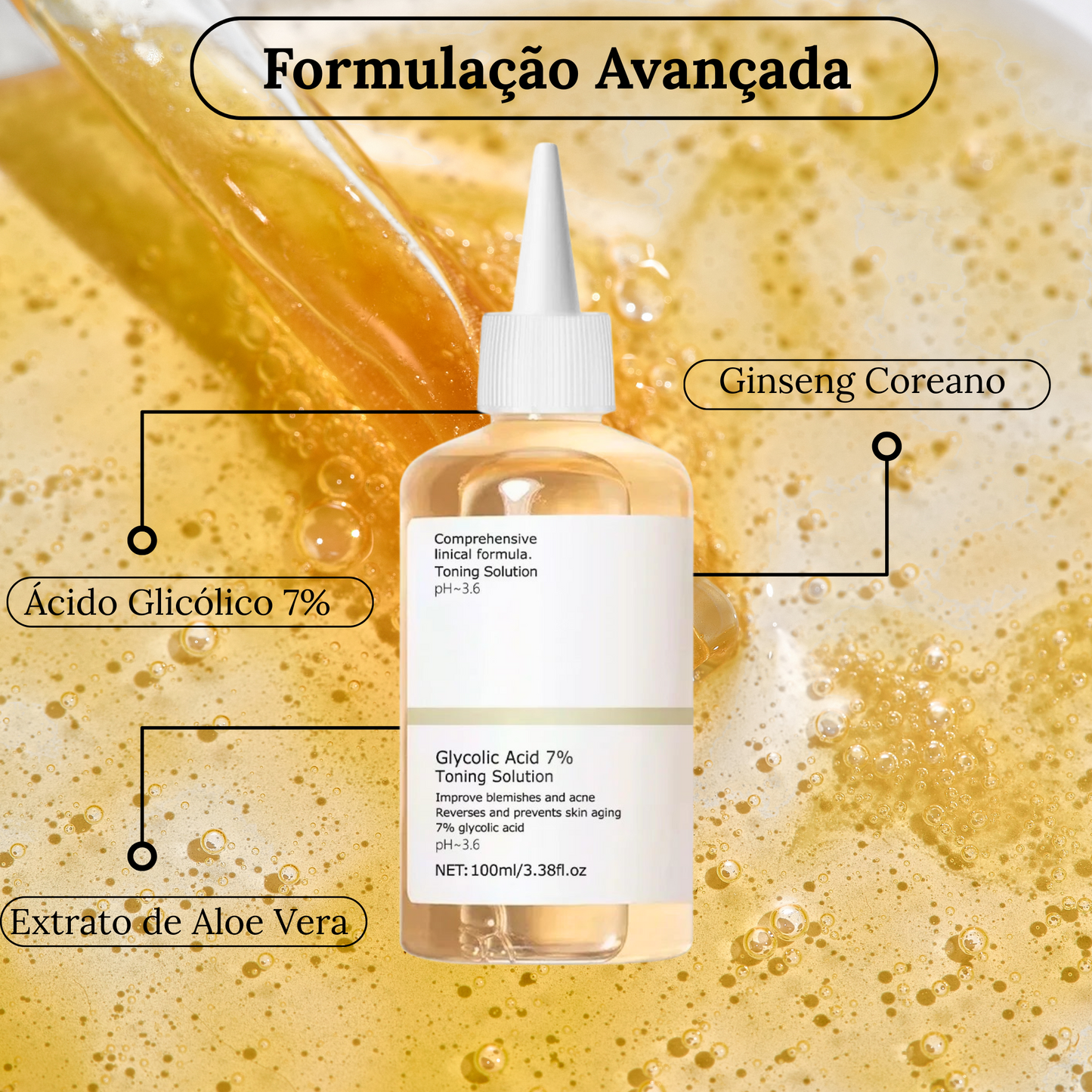 SOLUÇÃO TONIFICANTE COM ÁCIDO GLICÓLICO 7%