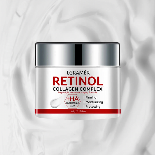 Creme Facial de Retinol Lifting Firmador com Colágeno – Hidratante Anti-rugas e Clareador