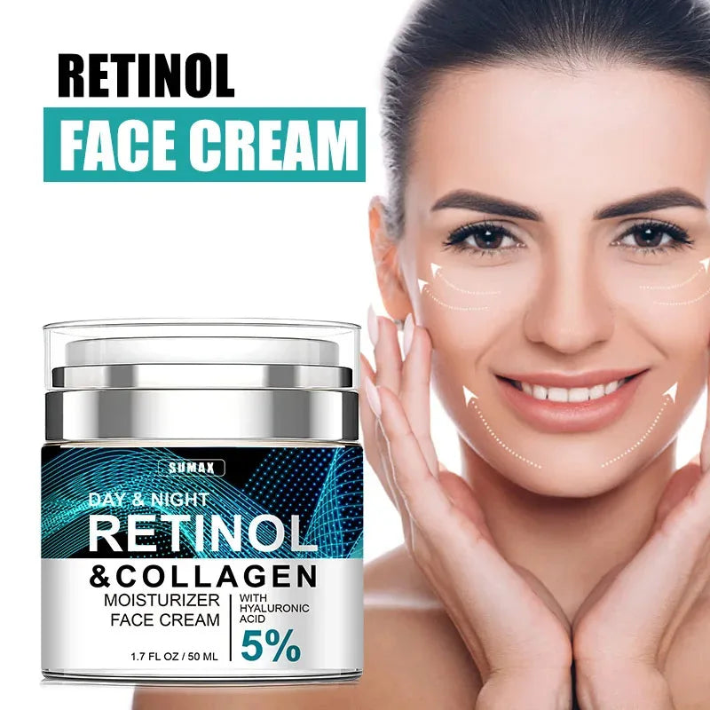 CREME ANTI-IDADE COM RETINOL + COLÁGENO – HIDRATAÇÃO PROFUNDA & REDUÇÃO DE RUGAS