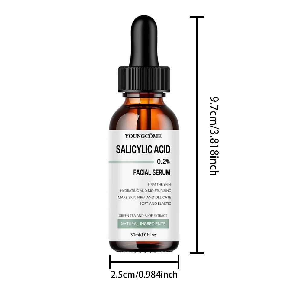 Sérum Facial com Ácido Salicílico e Ácido Hialurônico - Anti-idade e Reestruturação Intensa