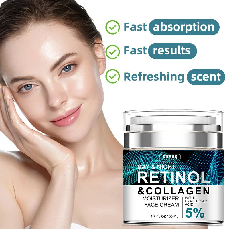 CREME ANTI-IDADE COM RETINOL + COLÁGENO – HIDRATAÇÃO PROFUNDA & REDUÇÃO DE RUGAS